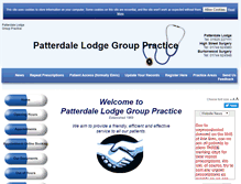 Tablet Screenshot of patterdalelodge.nhs.uk